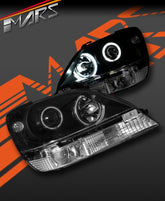 Black CCFL Angel Eyes Projector Head Lights for Lexus RX300 XU10 1999 - 2003 - Mars Performance